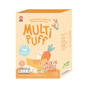 Apple Monkey Organic Multi Puff – Pumpkin Carrot | 12 Bulan+