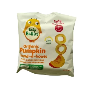Baby Bellies Organic Pumpkin Round-a-bouts 12g | 7 Bulan+