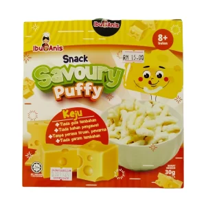 Ibu Anis Snack Savoury Puffy Keju | 8 Bulan+