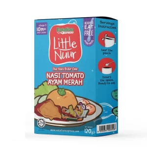 Little Nuur Nasi Tomato Ayam Merah | 10 Bulan+