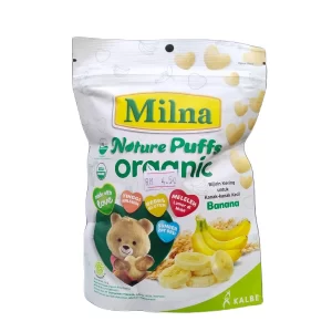 Milna Nature Puff Organic Banana | 12 Bulan+