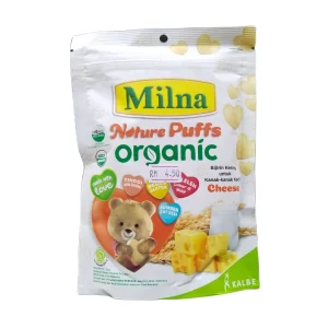 Milna Nature Puff Organic Cheese | 12 Bulan+