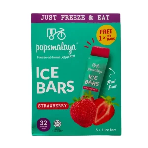 Popsmalaya Ice Bars Strawberi